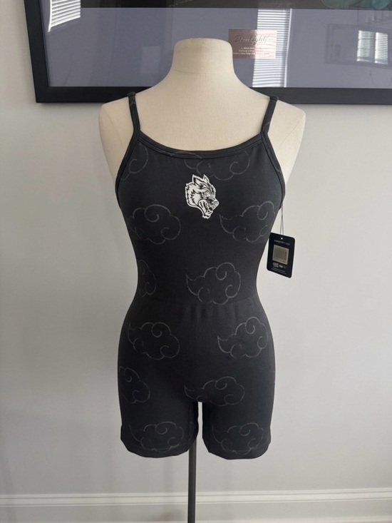 Darc Sport Pants - Darc Sport She Romper Naruto Collab Wolves Bodysuit Shapewear Black Clouds
